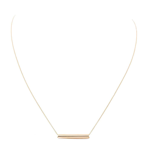 Collier Ginette NY Collier Straw on Chain Or rose 58 Facettes 2322868CN