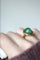 Bague Bague Or jaune cabochon d'Emeraude 58 Facettes