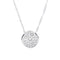 Collier collier pendentif pavage diamants 58 Facettes 13387