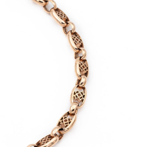 Bracelet Bracelet Maille filigrane Or rose 58 Facettes 1917647CN