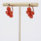 Boucles d'oreilles Boucles d'oreilles anciennes perles de corail 58 Facettes 22-615