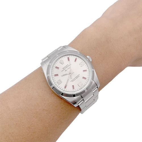 Montre Montre Rolex, "Oyster Perpetual Air-King", acier. 58 Facettes 33456