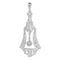 Pendentif Pendentif diamant platine vintage des années 1930 58 Facettes 24002-0098