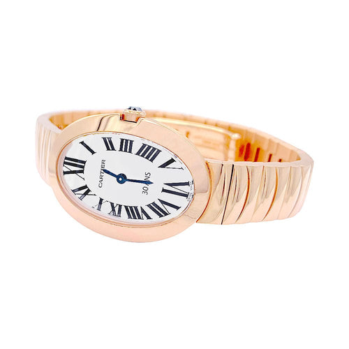 Montre Montre Cartier, "Baignoire", or rose. 58 Facettes 32241