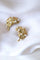 Boucles d'oreilles Clips d'oreille or jaune et perles 58 Facettes