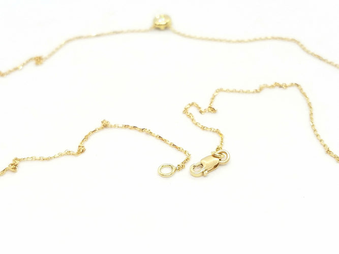 Collier Collier Or jaune Diamant 58 Facettes 579155RV