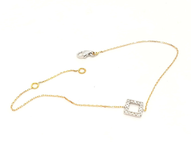 Bracelet Bracelet Graphique Or blanc Diamant 58 Facettes 579181RV