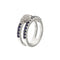 Bague 53 Bague saphirs diamants 58 Facettes 30559