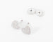 Boucles d'oreilles Boucles d'oreilles or gris forme cœur, diamants 58 Facettes