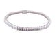 Bracelet bracelet tennis riviere de diamants princesse 20 or blanc 18k 5.39ct 58 Facettes 257826