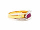 Bague 59 Bague Or jaune Rubis 58 Facettes 06324CD