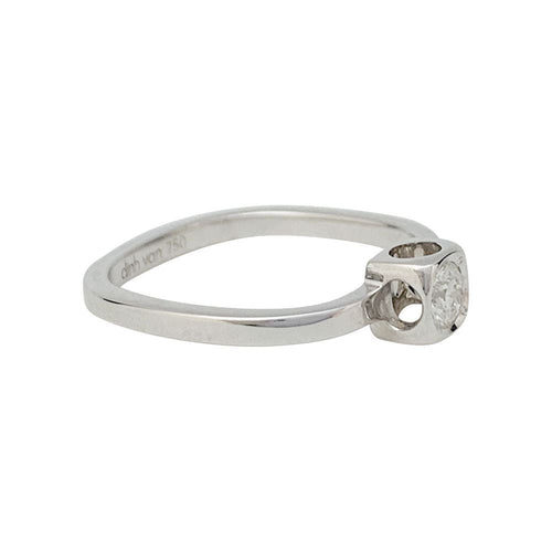 Bague 50 Bague Dinh Van, "Le Cube Diamant", or blanc, diamant. 58 Facettes 31304