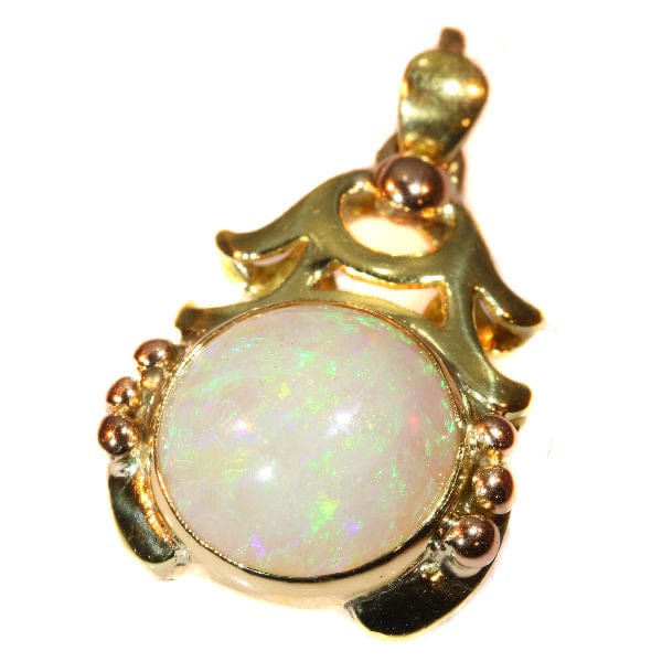 Pendentif Pendentif en or, opale cabochon 58 Facettes 17300-0096