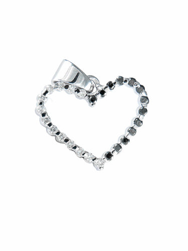 Pendentif Pendentif Coeur Diamants 58 Facettes
