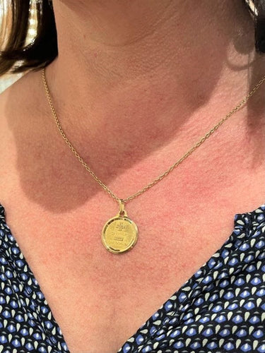 Pendentif MÉDAILLE D'AMOUR "L'ORIGINAL" SIGNÉE A.AUGIS 58 Facettes 051411