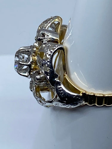 Bague Bague style Napoléon lll , Diamants 58 Facettes