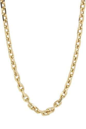 Collier CHAINE MAILLE FORÇAT DIAMANTÉE 58 Facettes 046881