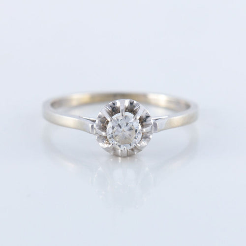 Bague 60 Bague Solitaire Diamant 0.40ct 58 Facettes JE113