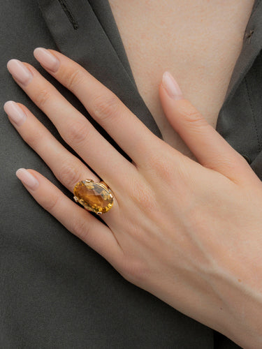 Bague 50 Bague Royale citrine 58 Facettes 597