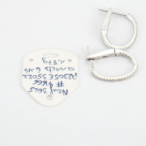 Boucles d'oreilles Boucles d'oreilles en Or blanc, diamants 58 Facettes