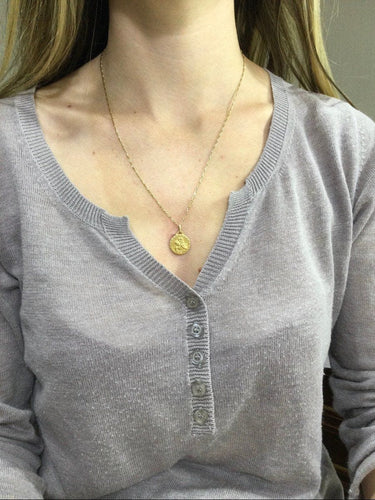 Pendentif Médaille Or Saint Christophe 58 Facettes