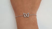 Bracelet Bracelet papillon en Or blanc & diamants 58 Facettes