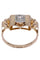 Bague 54 BAGUE DIAMANT ANNÉES 50' 58 Facettes 067691