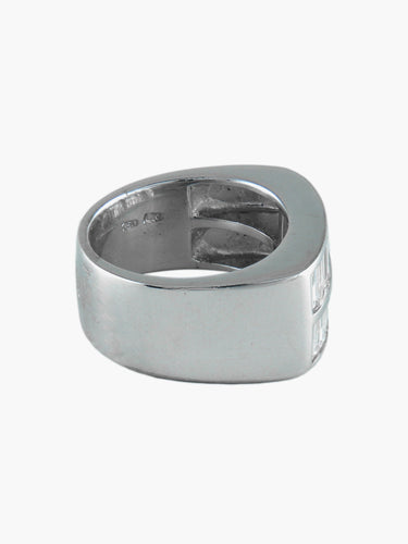 Bague Bague Baguettes de Diamant 58 Facettes