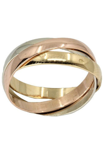 Bague 50 ALLIANCE 3 ANNEAUX 3 ORS 58 Facettes 046611