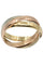 Bague 50 ALLIANCE 3 ANNEAUX 3 ORS 58 Facettes 046611