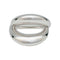 Bague 50 Bague Mauboussin, "Twins", or blanc. 58 Facettes 31375