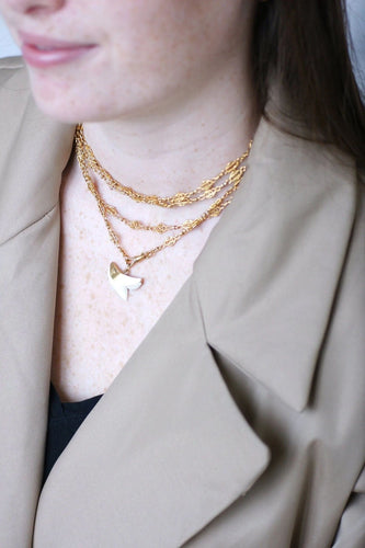 Pendentif Pendentif vintage dent de requin sur or 58 Facettes