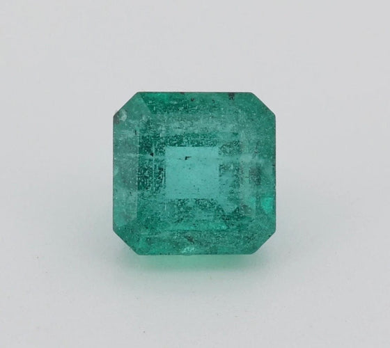 Gemstone Emeraude non huilé 1.39cts certificat GFCO 58 Facettes 183