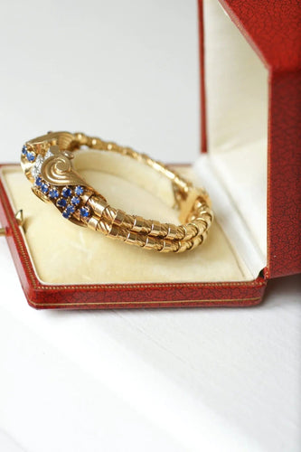 Montre Montre bracelet Verger Frères saphirs diamants 58 Facettes