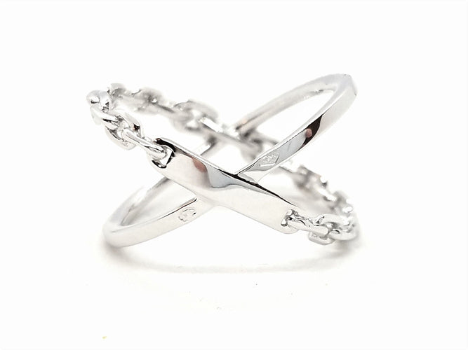 Bague 53 Bague Or blanc Diamant 58 Facettes 578806RV