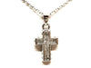 Collier Collier Croix Or blanc Diamant 58 Facettes 1696406CN