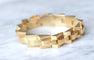 Bracelet Bracelet tank articulé en or jaune 58 Facettes