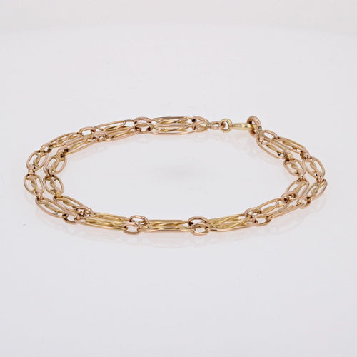 Bracelet Bracelet or double rang ancien 58 Facettes 23-015