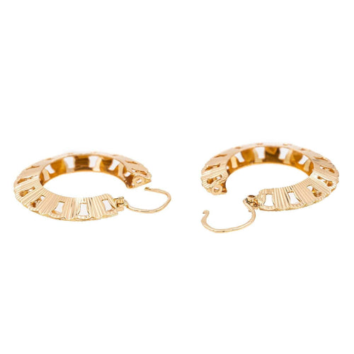 Boucles d'oreilles Boucles d'oreilles Créoles Or rose 58 Facettes 2195469CN