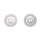 Boucles d'oreilles Boucles d'oreilles Chopard "Happy Spirit" or blanc, diamants. 58 Facettes 33526