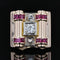 Bague 62 Bague tank géométrique diamants et rubis 58 Facettes 22-093
