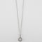 Collier Pendentif sur Chaine Diamant Or Blanc 58 Facettes