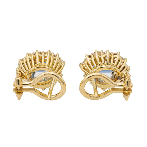 Boucles d'oreilles Boucles d'oreilles Or jaune Saphir 58 Facettes 2414561CN