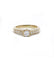 Bague 53 / Jaune / Or 750 Bague Solitaire Diamant 0.43 carat 58 Facettes 210081R