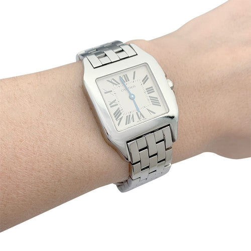 Montre Montre Cartier "Santos demoiselle" en acier. 58 Facettes 31916
