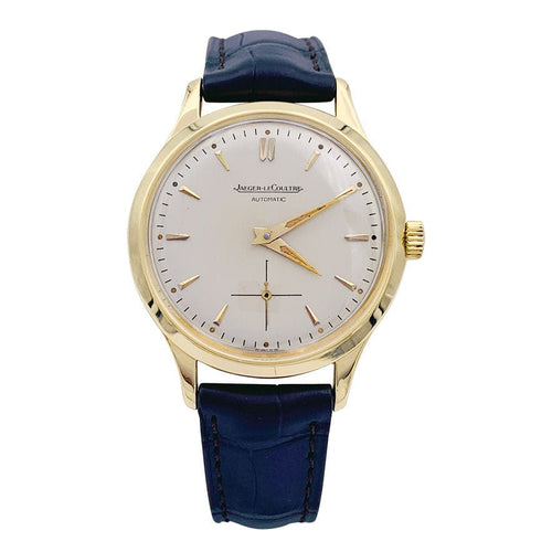 Montre Montre Jaeger Lecoultre, or jaune, cuir. 58 Facettes 32675