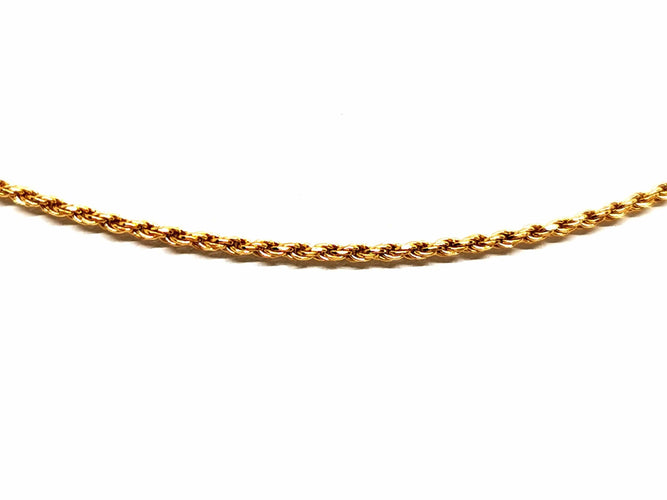 Collier Collier Maille corde Or jaune 58 Facettes 1629157CN