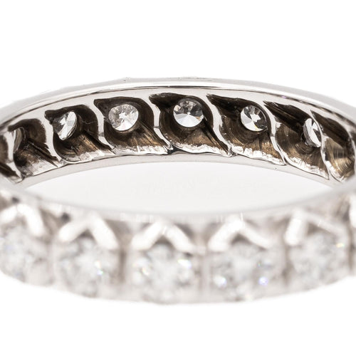 Bague 51 Bague Alliance Or blanc Diamant 58 Facettes 2284199CN