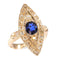 Bague 52 Bague marquise diamants saphir 58 Facettes 23271-0290