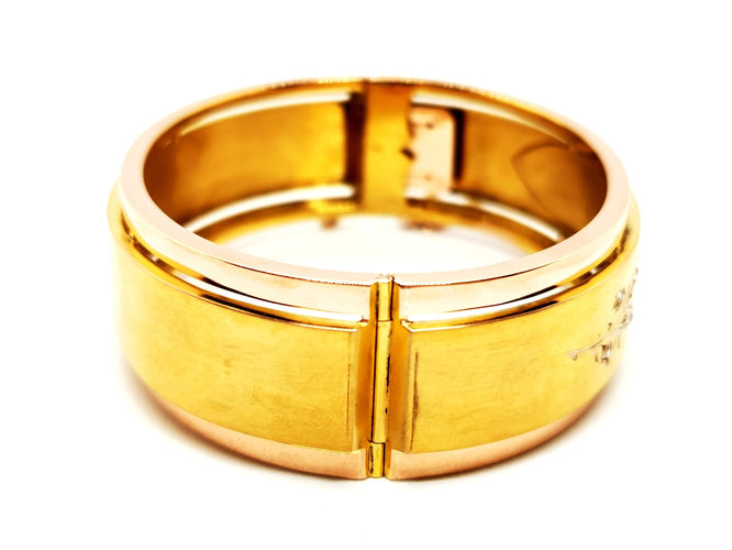 Bracelet Bracelet Manchette Or jaune Diamant 58 Facettes 1467699CN